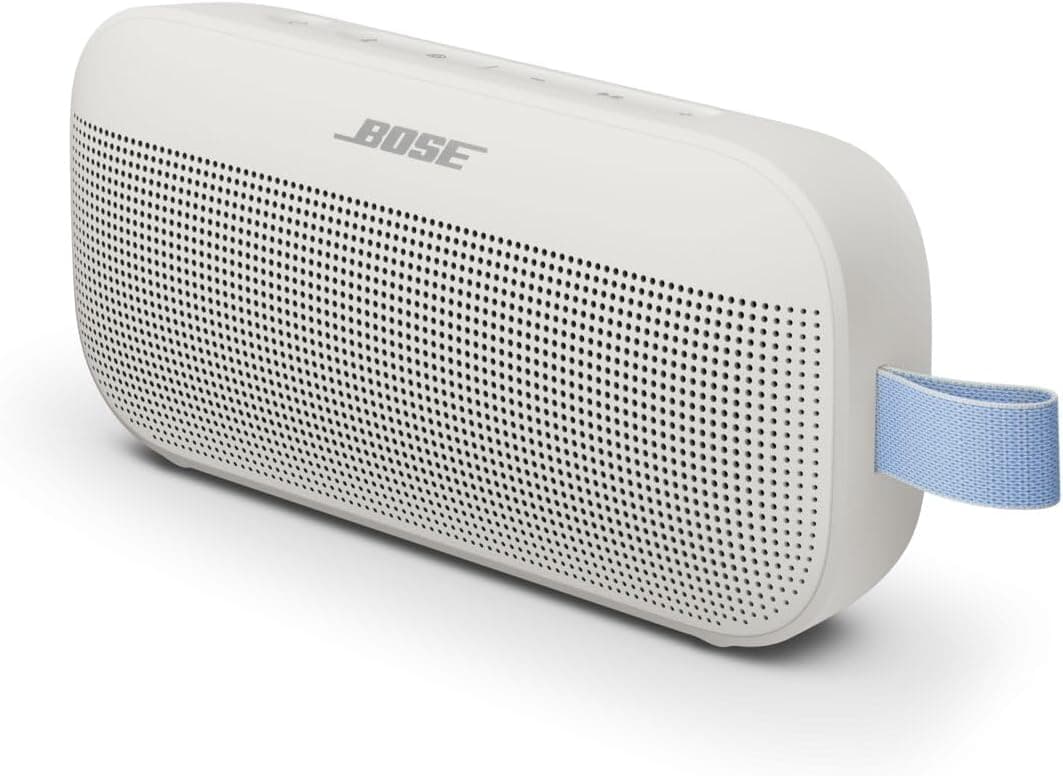 Bose SoundLink Flex Bluetooth Speaker (2nd Gen) - Portable Outdoor Speaker with Hi-Fi Audio, Waterproof and Dustproof, USB-C, Up to 12 Hours Battery Life, Fog Grey - Limited Edition Color