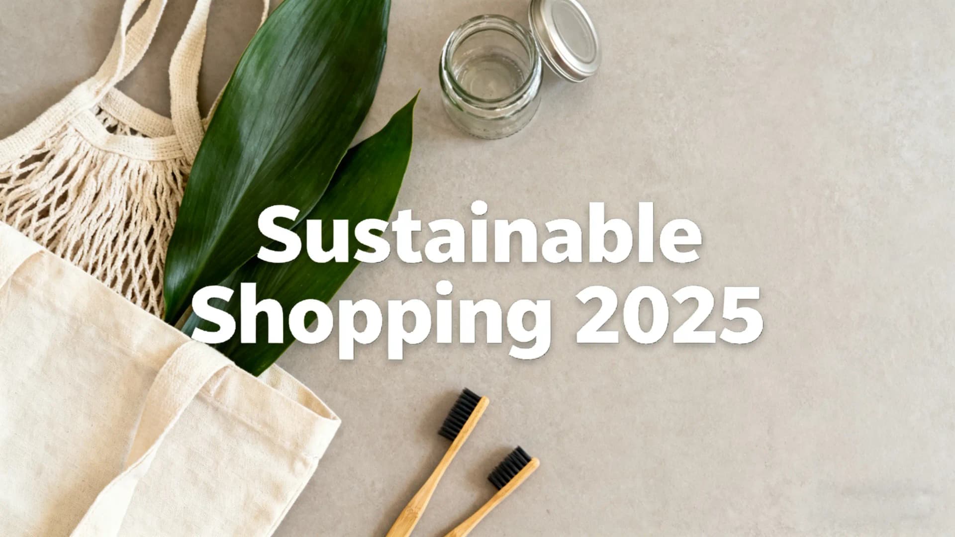 Sustainable Shopping Tips 2025 Save Money and Buy Green