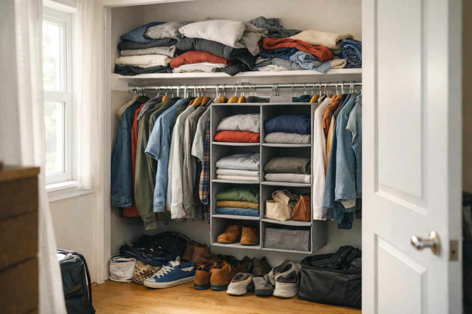 Hanging Closet Shelves The Cheapest Closet Upgrade