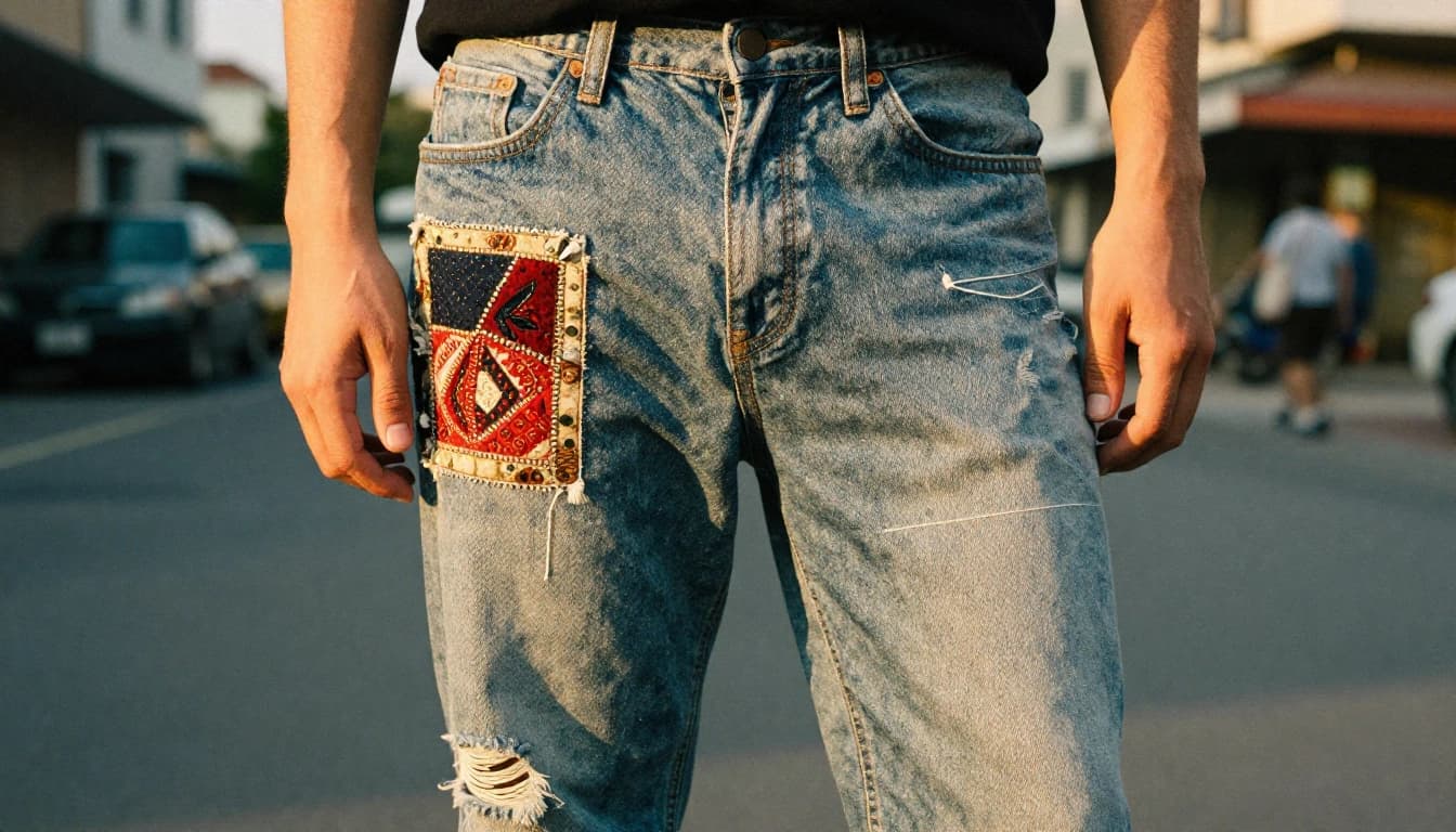 Fix Ripped Denim with a Simple Sashiko Mending Kit
