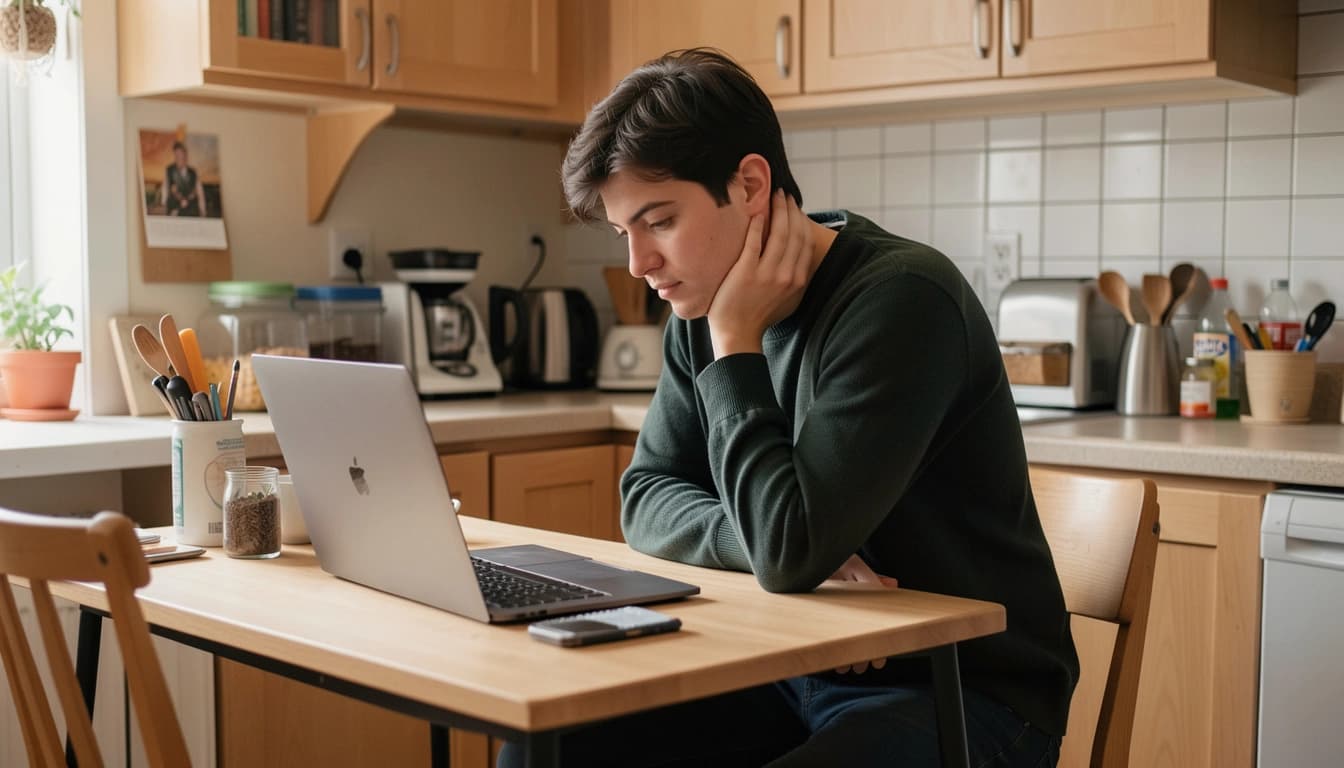 Stop Neck Pain Best Laptop Stand and Keyboard Fix